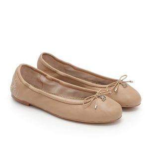 NEW Sam Edelman Felicia Ballet Flat Classic Nude